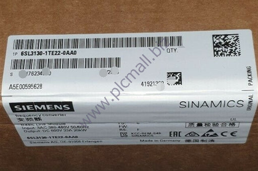 6SL3130-1TE22-0AA0  Siemens SINAMICS S120 BASIC LINE MODULE BRAND NEW
