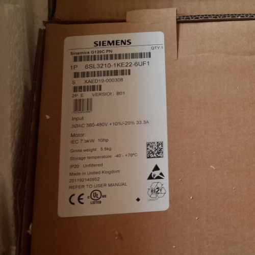 6SL3210-1KE22-6UF1  Siemens  G120C nominal power: 11.0kw frequency converter  Brand new  Fast delivery
