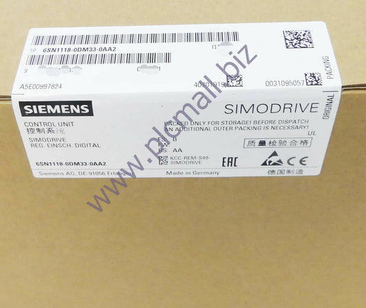 6SN1118-0DM33-0AA2  Siemens STANDARD 2 AXES SIN/COS 1 VPP BRAND NEW