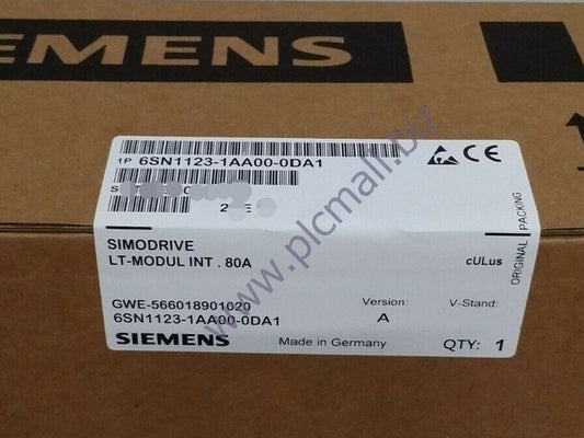 6SN1123-1AA00-0DA1 Siemens POWER MODULE, 1 AXIS, 80 A, BRAND NEW