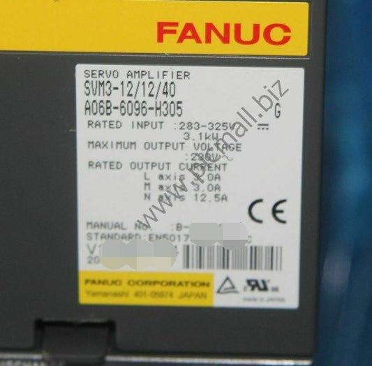 A06B-6096-H305 Fanuc Servo drive SVM3-12/12/40 New in box
