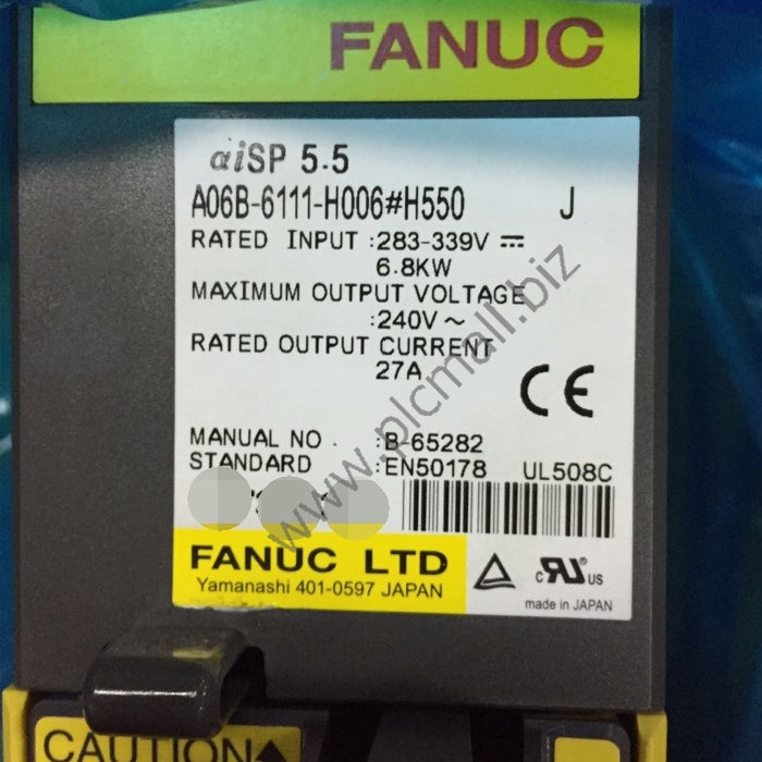 A06B-6111-H006#H550 Fanuc Servo drive Amplifier aiSP 5-5 New in box