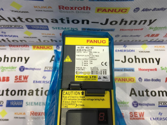 A06B-6114-H207 Fanuc Servo drive aiSV 40/40 New in box