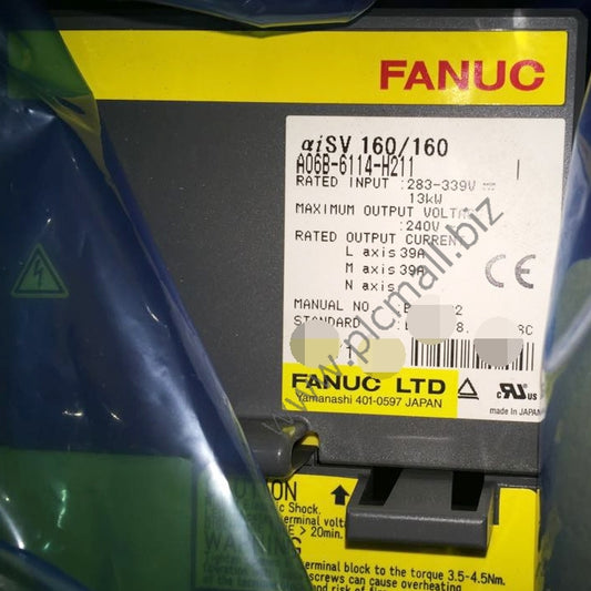 A06B-6114-H211 Fanuc Servo drive Amplifier aiSV 160/160 New in box