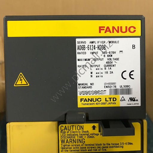 A06B-6124-H208 Fanuc Servo drive Amplifier 8.6KW 480V New in box