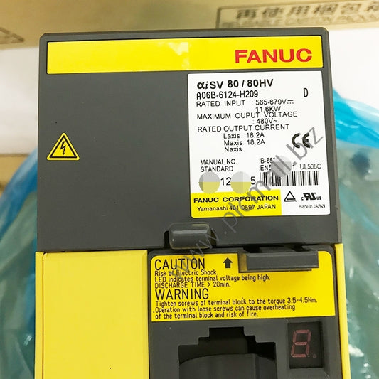 A06B-6124-H209 Fanuc Servo drive Amplifier aiSV 80/80HV New in box