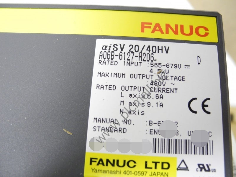 A06B-6127-H206 Fanuc Servo drive Amplifier aiSV 20/40HV New in box