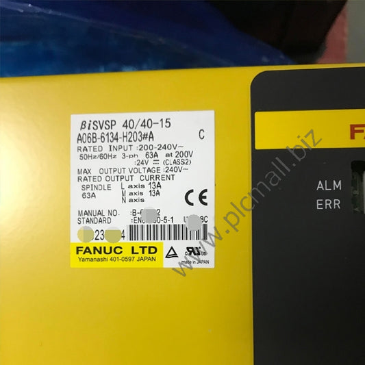 A06B-6134-H203#A Fanuc Servo drive Amplifier BISVSP 40/40-15 New in box