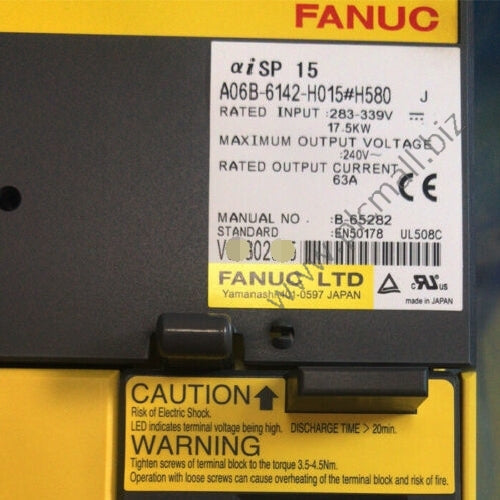 A06B-6142-H015#H580 Fanuc Servo drive Amplifier 17.5KW 240V aiSP 15 New in box
