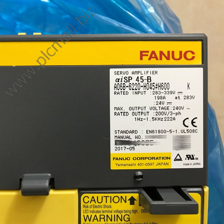 A06B-6220-H045#H600 Fanuc Spindle servo drive aiSP 45-B New in box