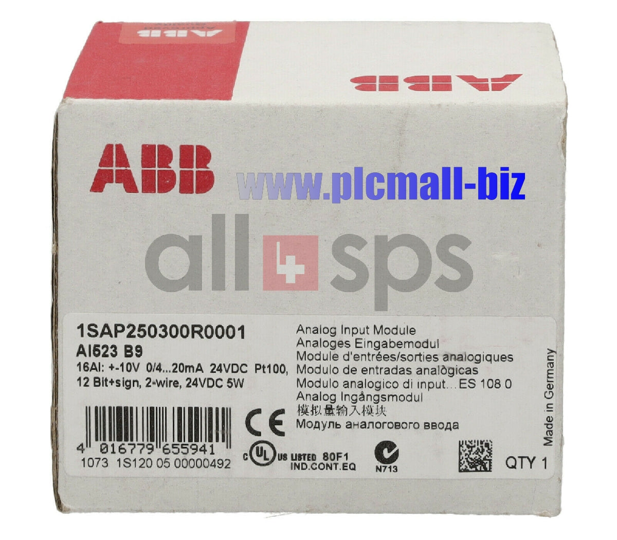AI523 1SAP250300R0001 ABB Modules Brand New