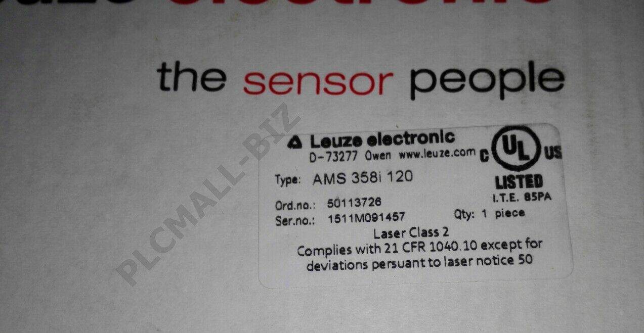 AMS 358i 120 LEUZE Optical Laser Rangefinder  Brand New