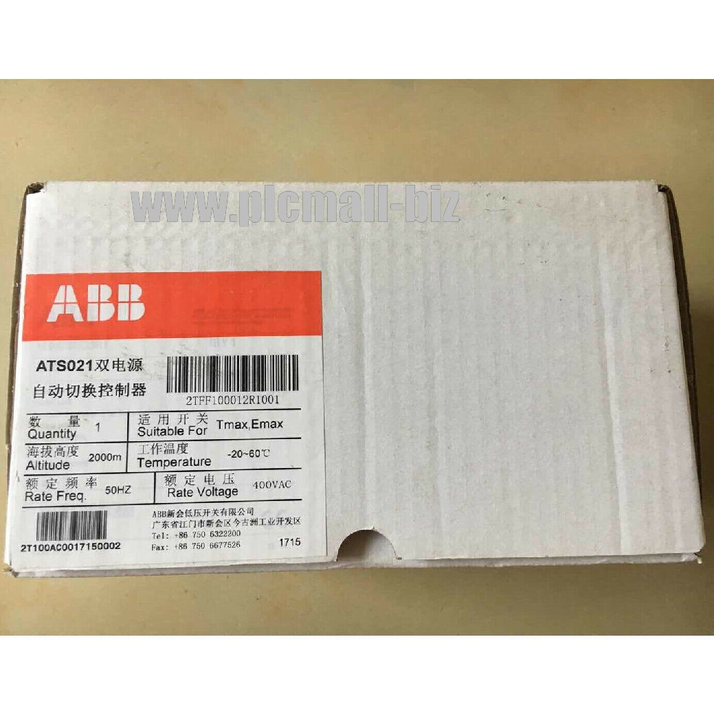 ATS021 ABB ATS021 10100413 Dual Power Controller Brand New