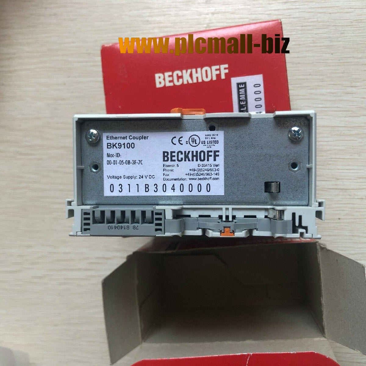 BK9100 BECKHOFF BK9100 module Brand New