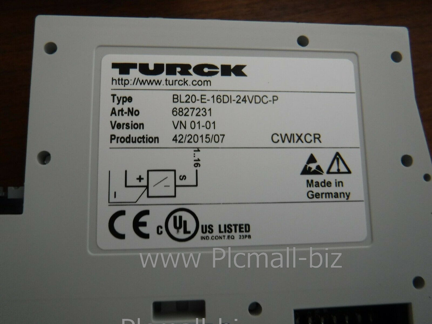 BL20-E-16DO-24VDC-0.5A-P TURCK module Brand New