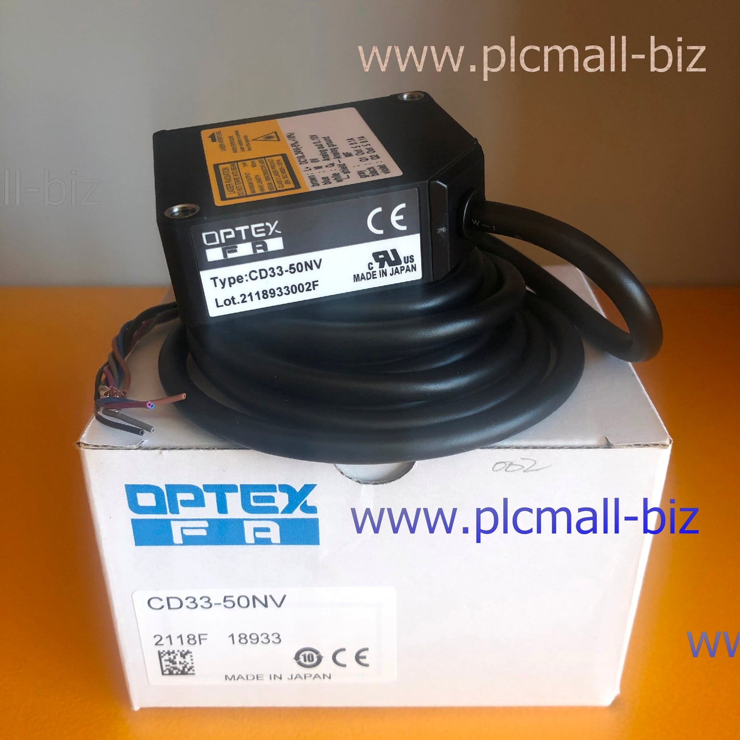 CD33-50NA OPTEX Laser Displacement Sensor Brand New