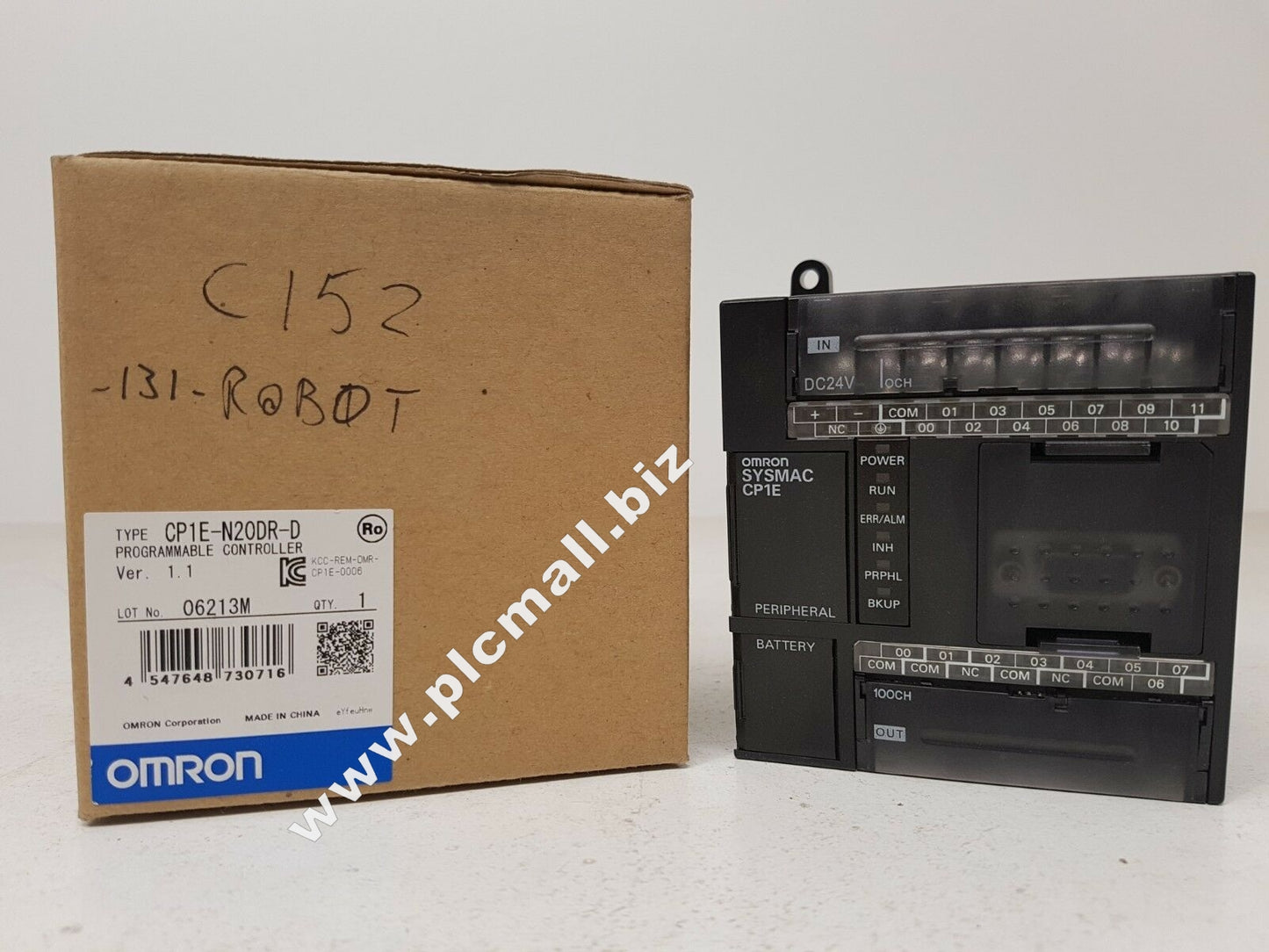 Omron PLC relay output CP1E-N20DR-D 20 points input 12 points Output 8 points