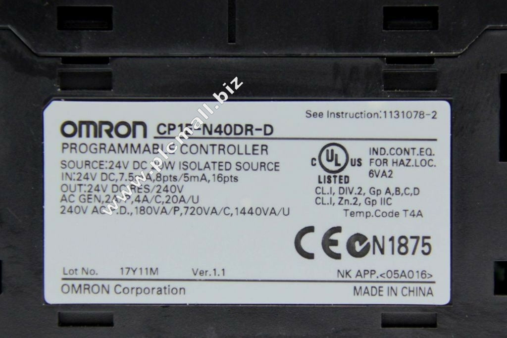 CP1E-N40DR-D  Omron Programable Controller new packaging