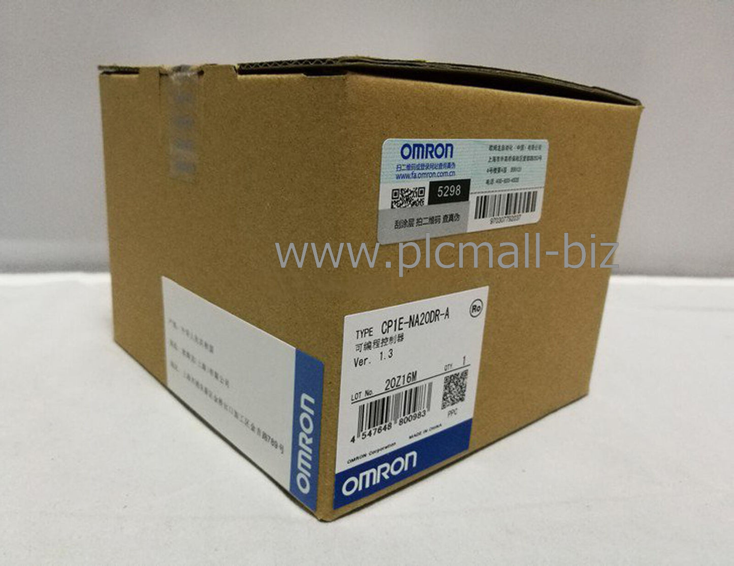CP1E-NA20DR-A Omron Temperature control unit Brand new