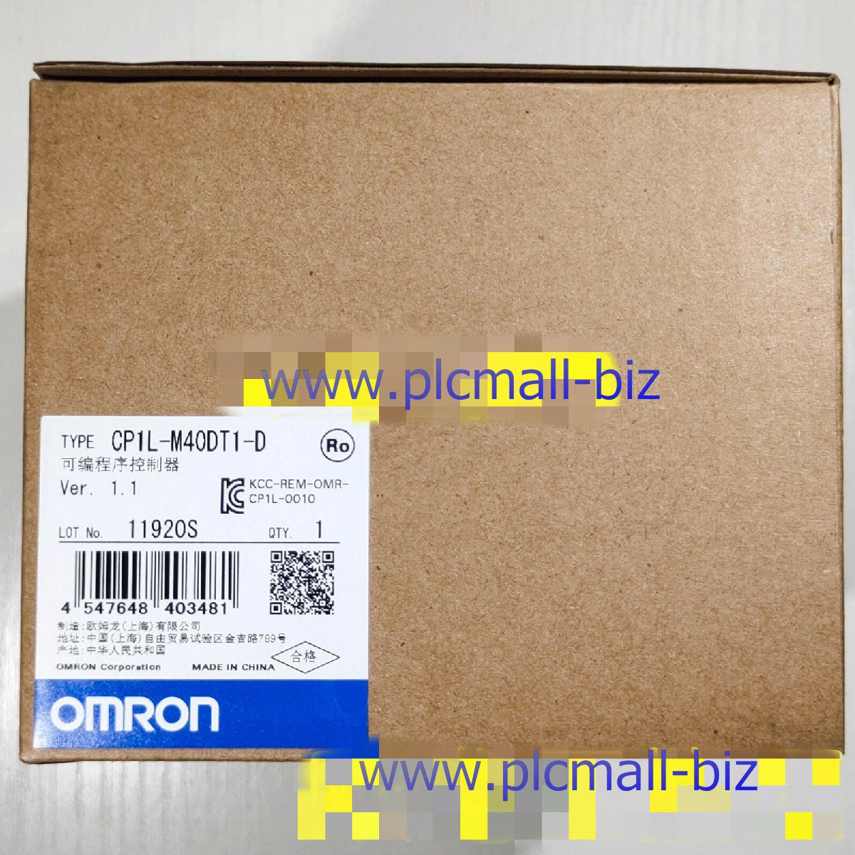 CP1L-M40DT1-D Omron PLC programmable controller Brand new