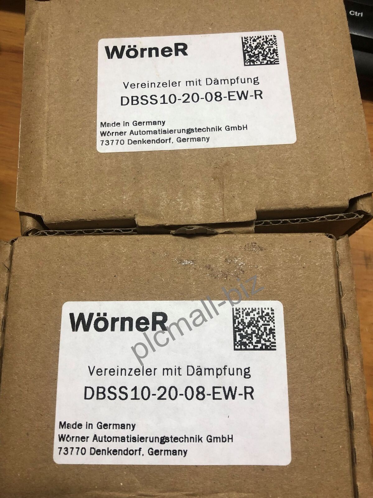 DBSS10-20-08-EW-R WORNER Stopper Brand New