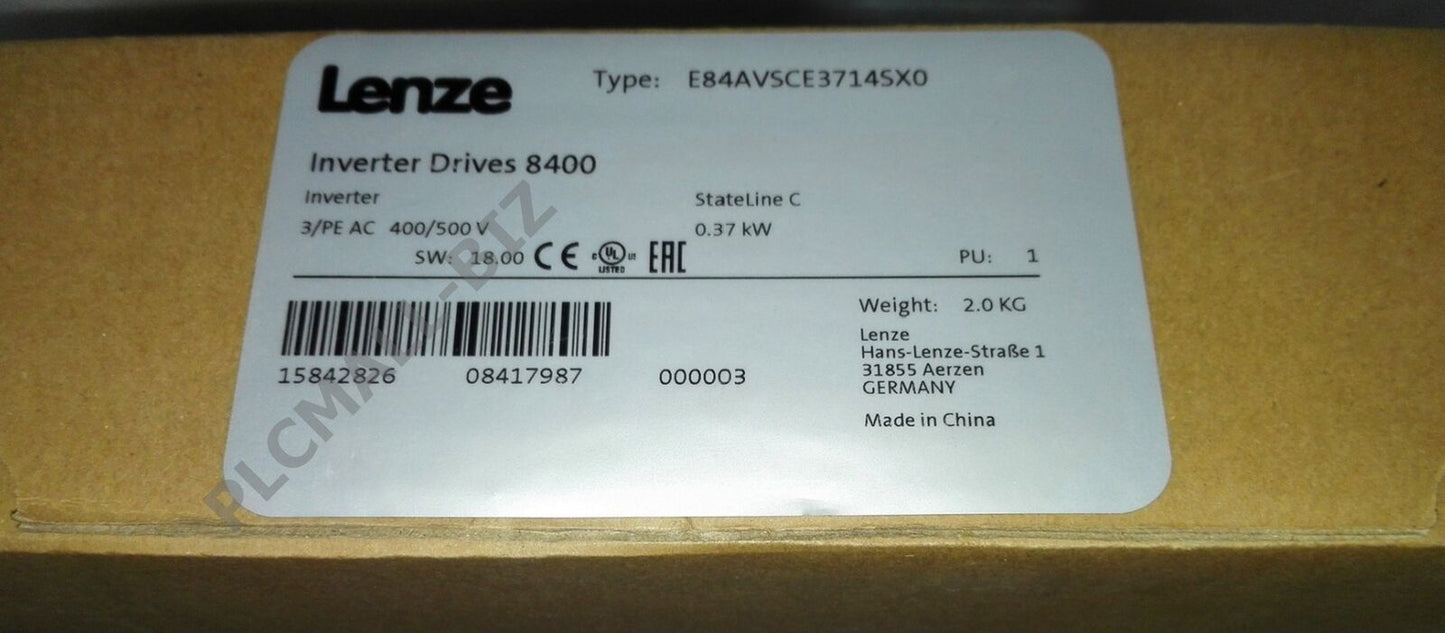 E84AVSCE3714SXO Lenze frequency converter Brand new