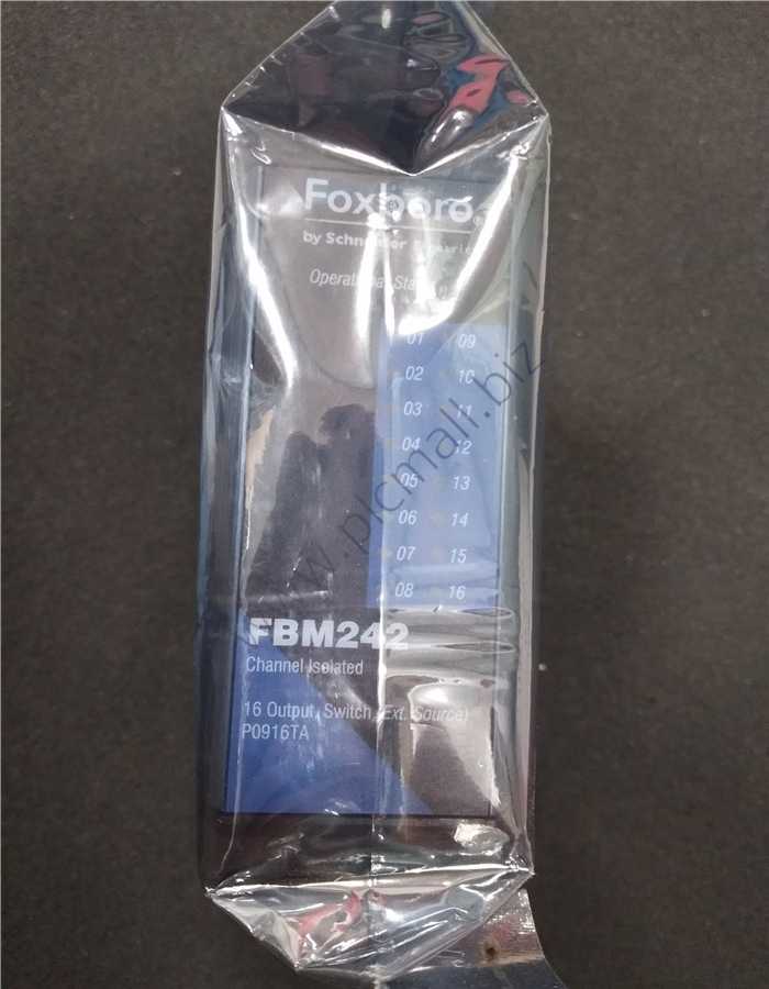 FBM242 P0916TA  Invensys/foxboro  Output Module 16 Channel 2AMP 60VDC