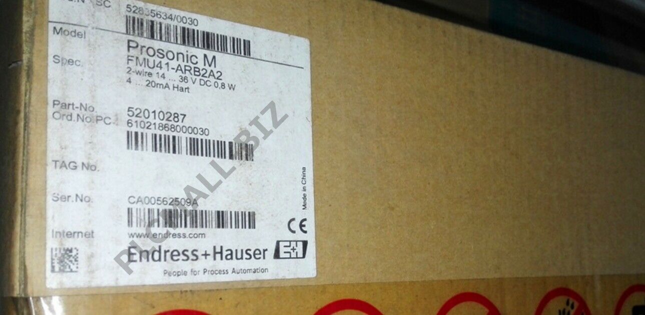 FMU41-ARH2A2 E+H Ultrasonic Level Meter  Brand New