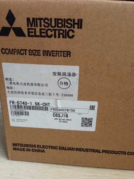 FR-D740-1.5K-CHT Mitsubishi inverter 380V Fast transportation NEW IN BOX