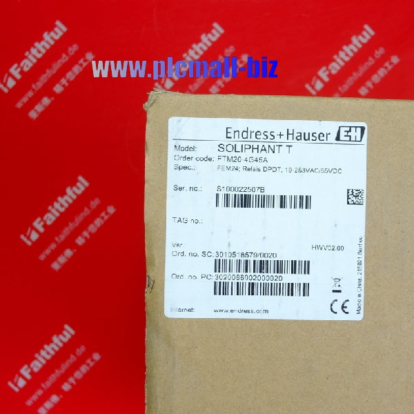 FTM20-4G45A Endress+Hauser Tuning Fork Level Gauge Brand New