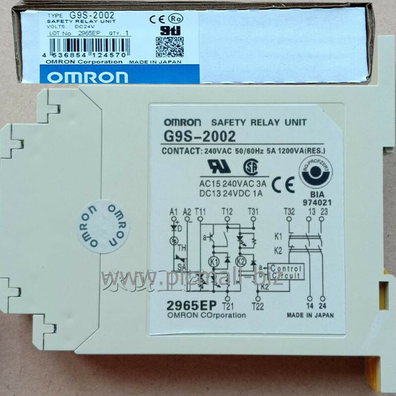 G9S-2002 Omron SAFETY RELAY UNIT brand new