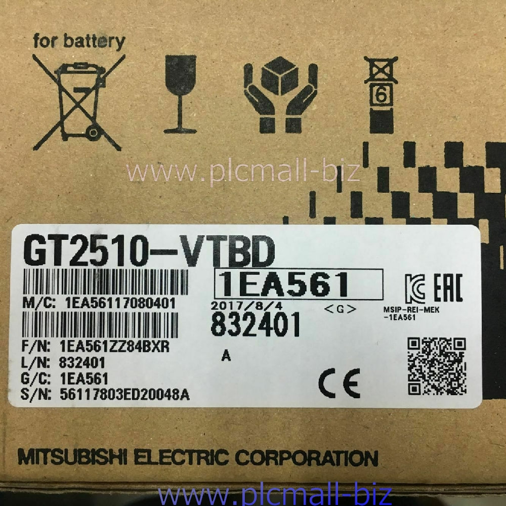 GT2510-VTBD Mitsubishi Touch Screen Brand New