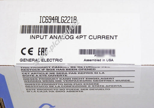 IC694ALG221 GE Input module analog 4 point current Brand New in box 2017-2019