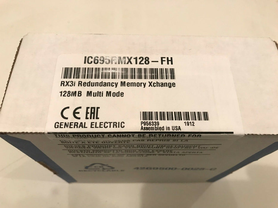 IC695RMX128  GE  RX3i Redundant Memory  128MB Multi  Mode  Brand new  Fast delivery