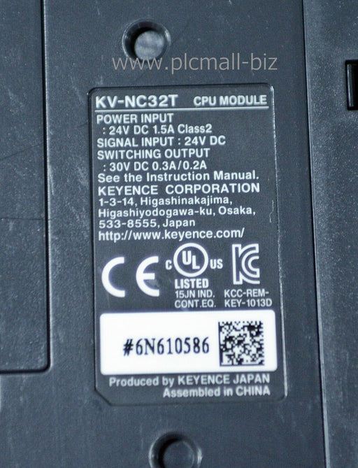 KV-NC32T KEYENCE PLC programmable controller  Brand New