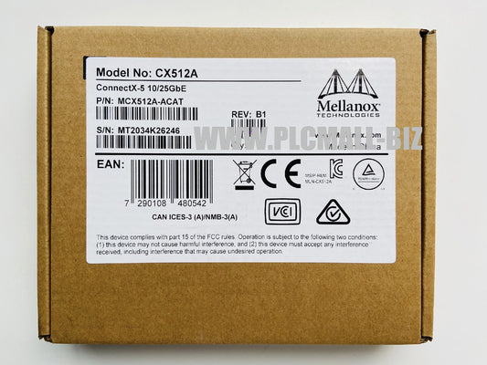 MCX512A-ACAT Mellanox 25G network card Brand New