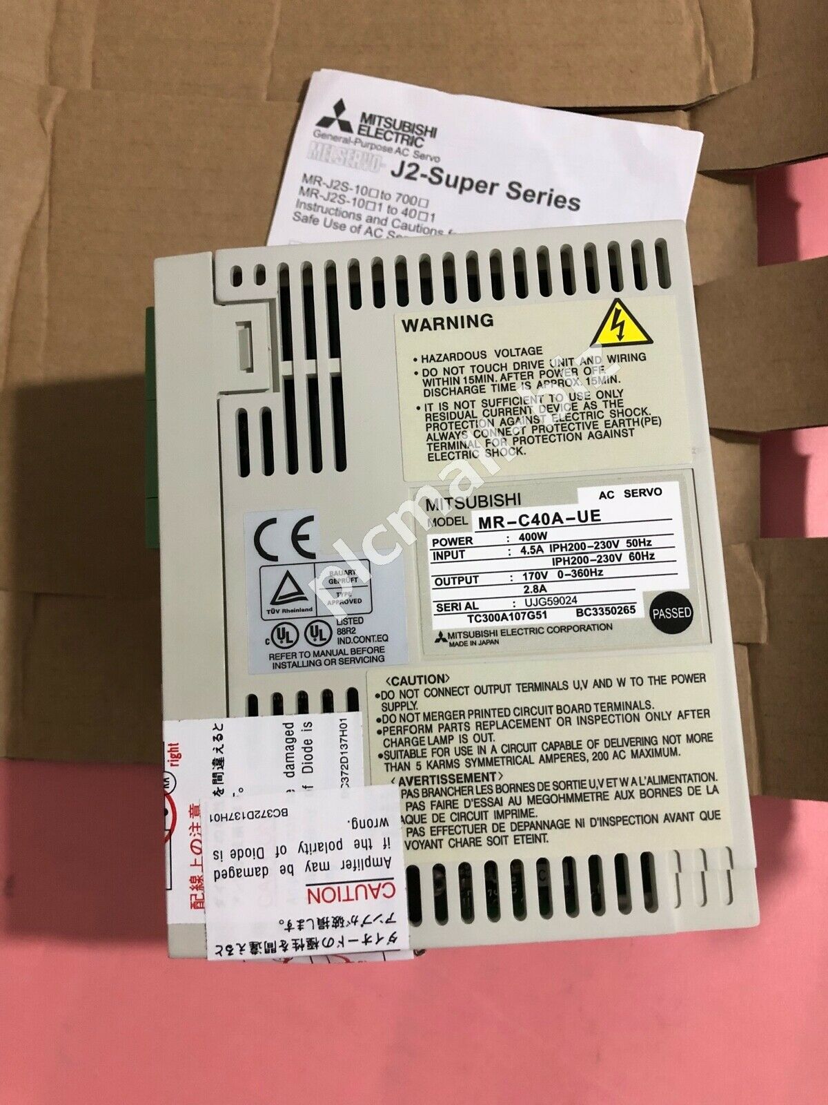 MR-C40A-UE Mitsubishi Servo Driver Brand new