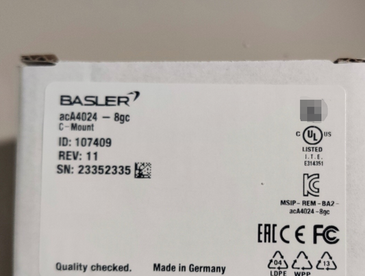 ACA4024-8GC Basler Industrial Camera Brand New Fastshipping