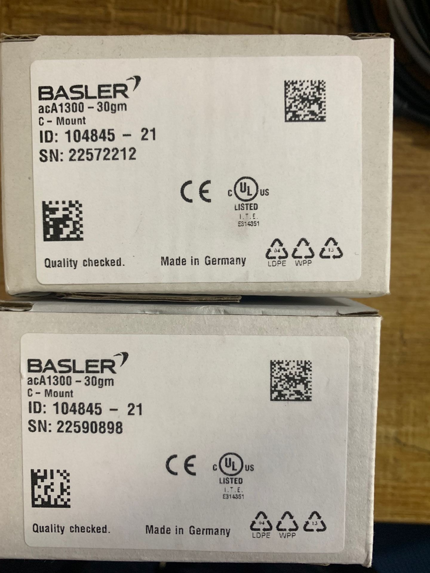 ACA1300-30GM Basler Industrial Camera Brand New Fastshipping