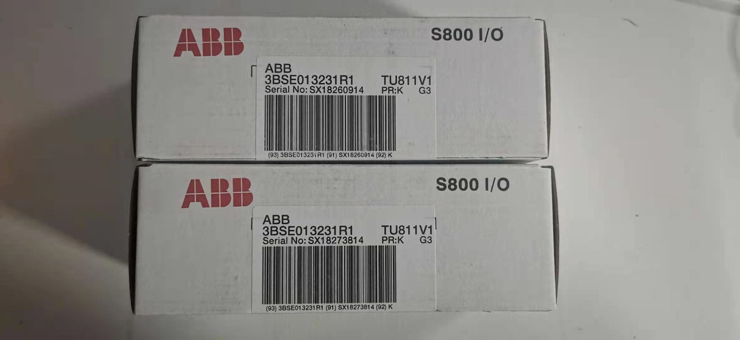 TU811V1 3BSE013231R1 ABB Compact terminal block, 230VAC Brand New