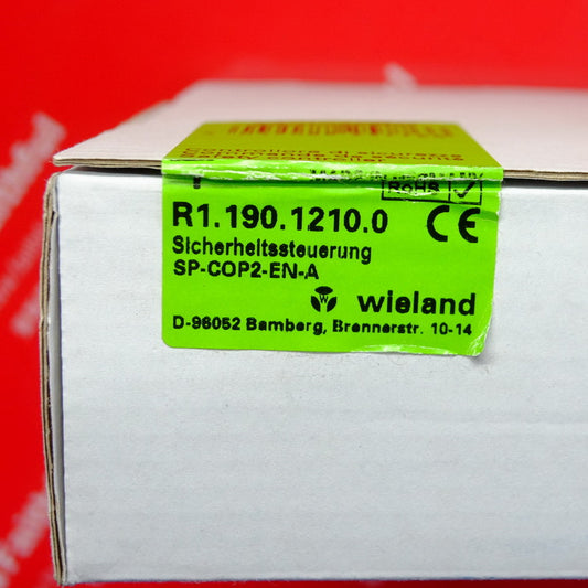SP-COP2-EN-A Wieland R1.190.1210.0 Programmable Safety Module Brand New* 9 pcs