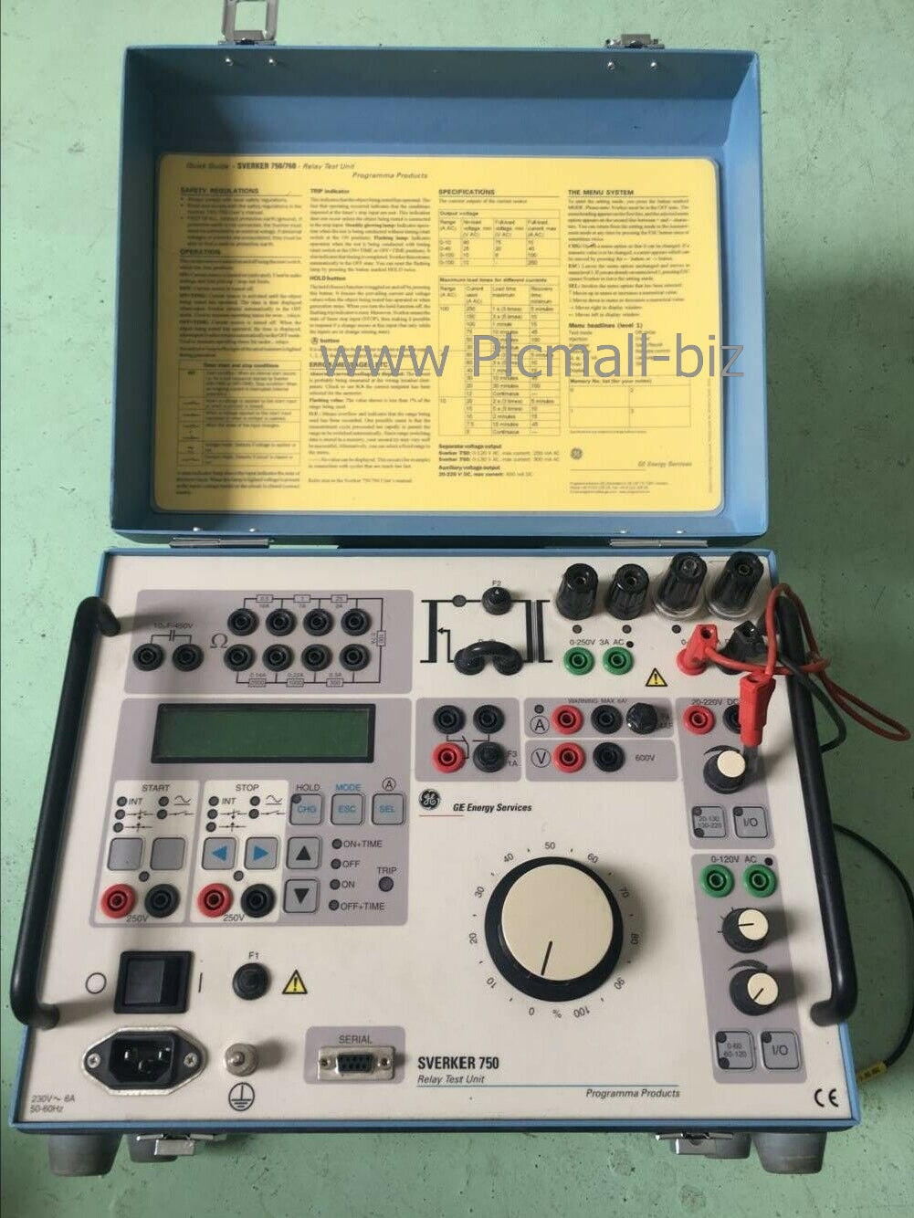 SVERKER 750 PROGRAMMA Relay Protection Tester Used