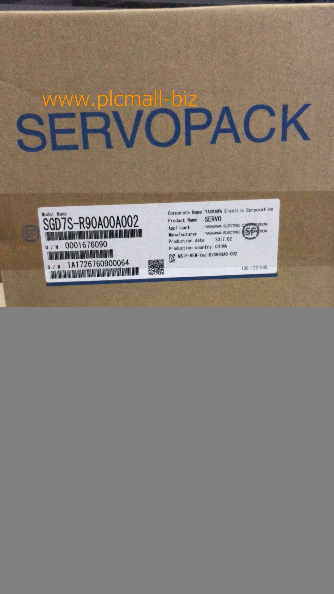 SGD7S-R90A00A002 Yaskawa server Driver Brand new