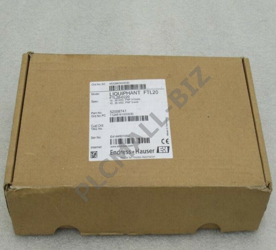 FTL20-0220 E+H tuning fork switch Brand new