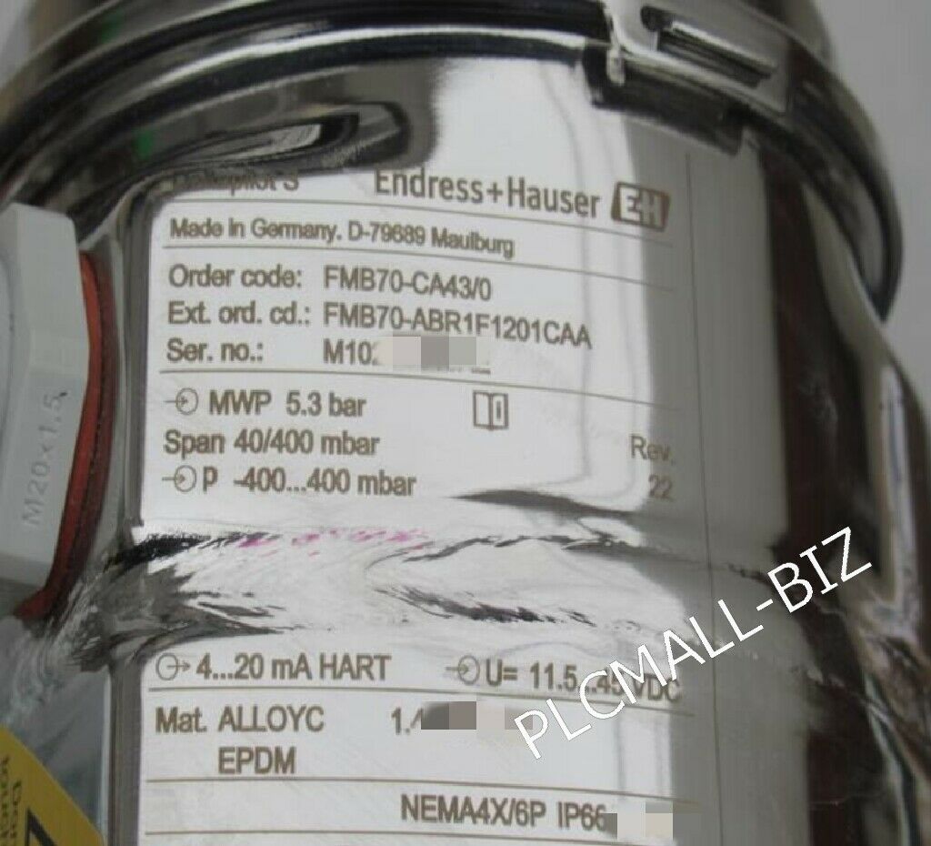 FMB70-CA43/0 FMB70-ABR1F1201CAA E+H Tuning Fork Switch Brand new