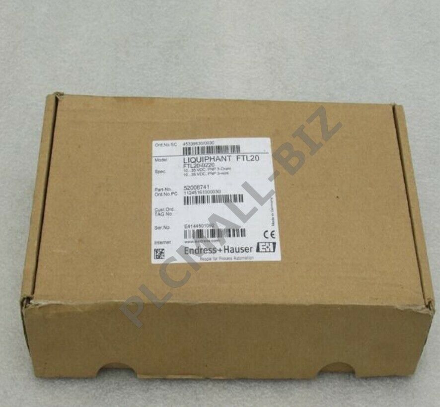 FTL20-0220 E+H tuning fork switch Brand new