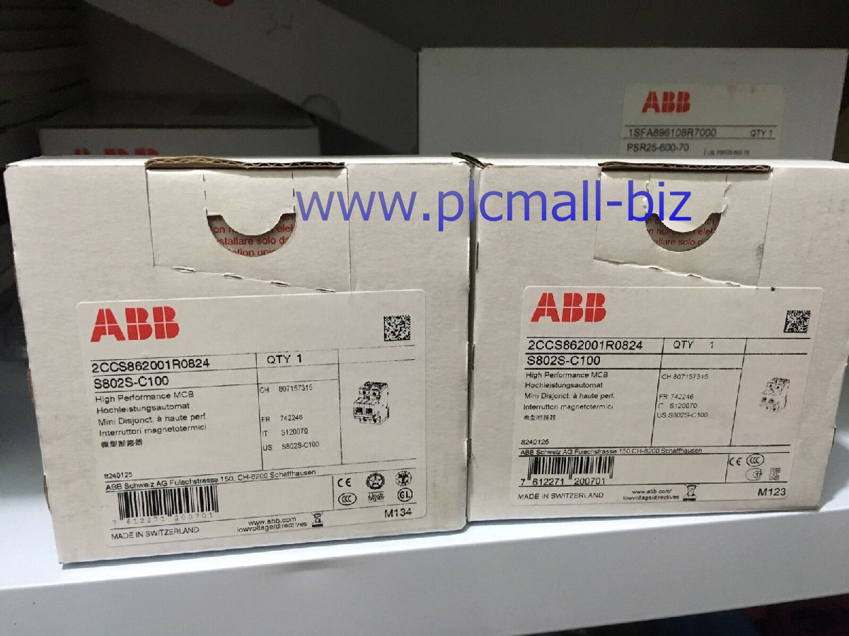 S802S-C100 ABB High Performance MCB Brand New