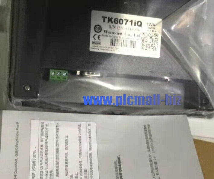 TK6071IQ Weiluntong touch screen Including communication line Brand New