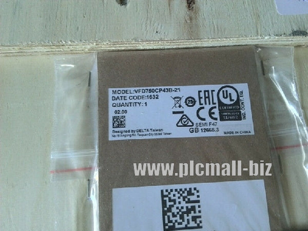 VFD750CP43B-21 DELTA Delta VFD inverter 75kw 100hp ac380v Brand New