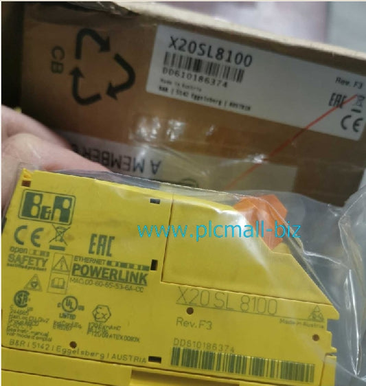 X20SL8100 B&R CPU modular brand new
